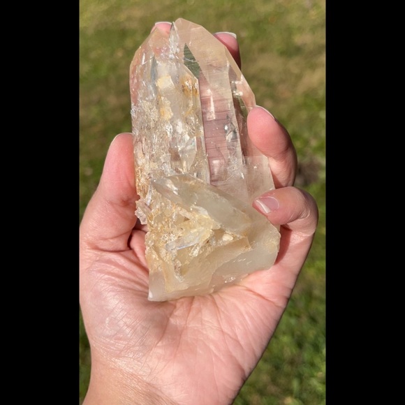 {Golden Healer} Hematoid Quartz Lemurian Twin - Picture 2 of 10